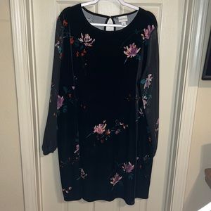 Ava & Viv velour dress - 2x